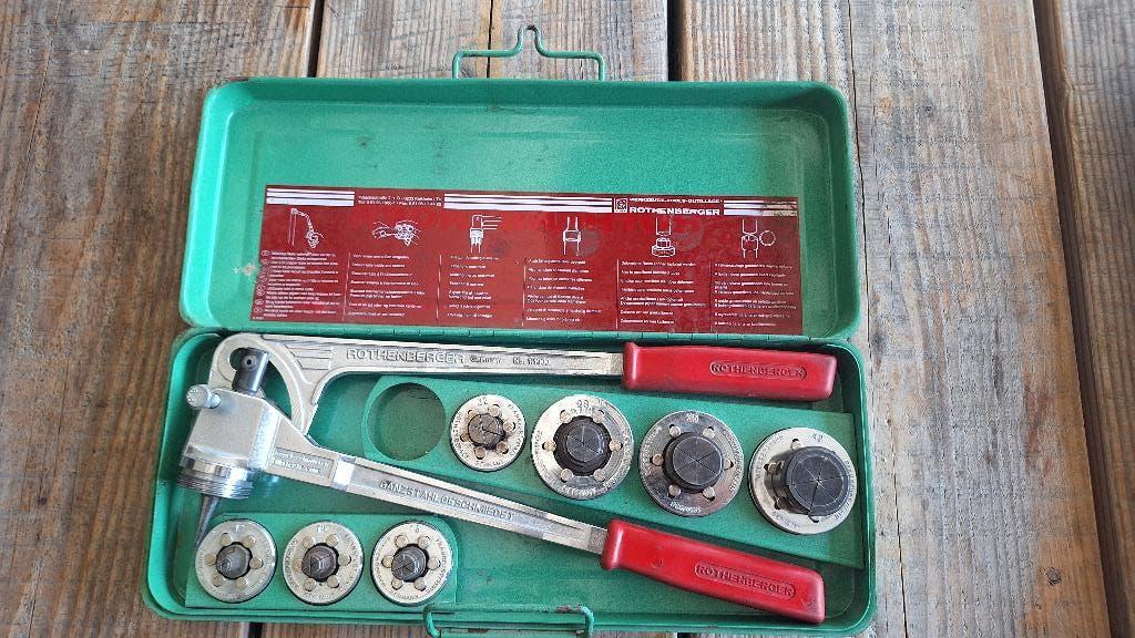 Rothenberger Optromptang met 7 koppen! Optromper optrompen, ., Ophalen of Verzenden, Zo goed als nieuw, .