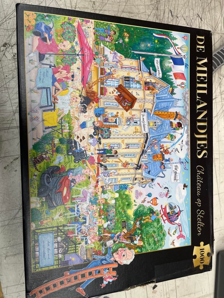 2x De Meilandjes Château op Stelten Legpuzzel 1000 stukjes, Nieuw, Nvt, Nvt, Nvt