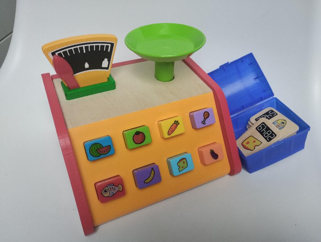 speelkeuken houten weegschaal, Ophalen of Verzenden, Gebruikt, Hout, Speelkeuken-accessoire