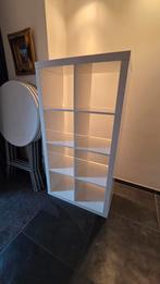 IKEA Kallax kast - Wit, 8 vakken, Ophalen, Met plank(en), Gebruikt, Modern, Scandinavisch