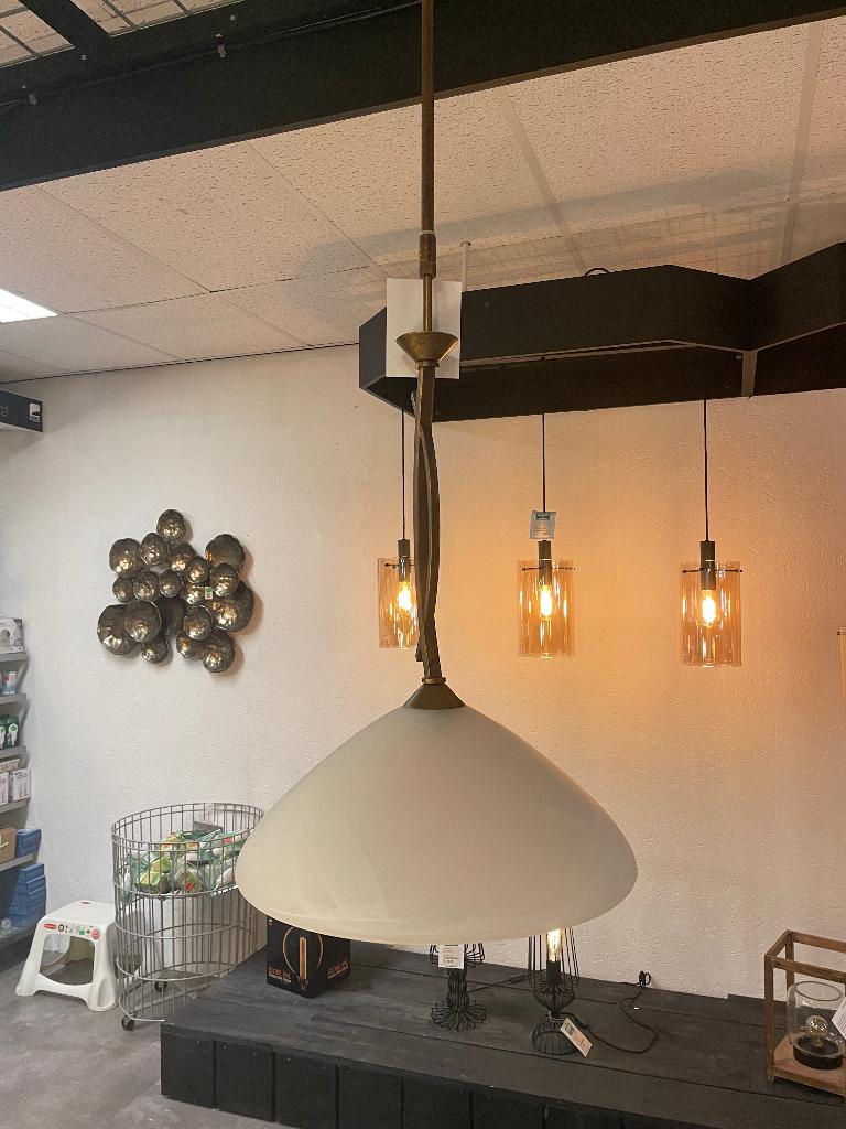Hanglamp, Ophalen of Verzenden, Nieuw, Glas, Minder dan 50 cm