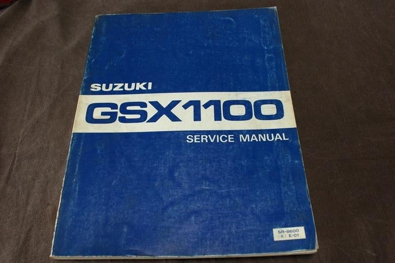 Suzuki GSX1100 1980 motorcycle service manual, Ophalen of Verzenden, Suzuki