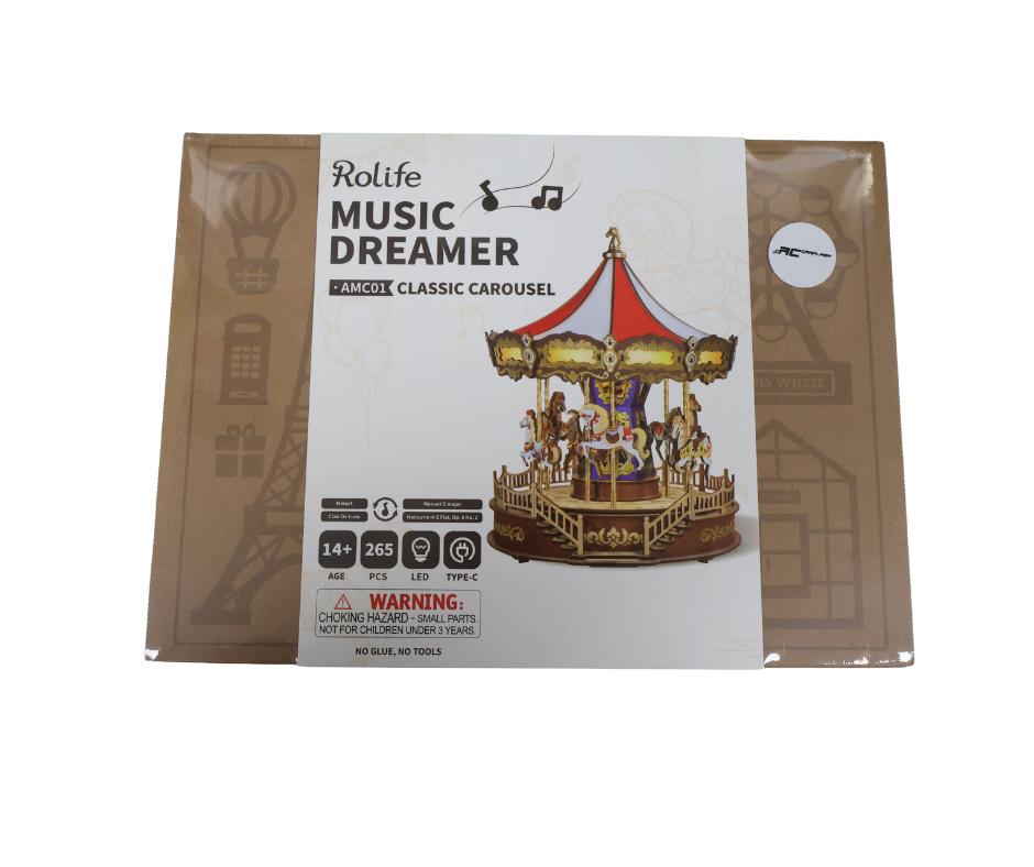 Robotime Classic Carousel AMC01