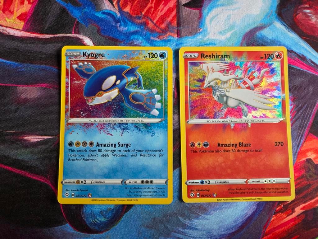 Pokemon Kyogre en Reshiram!, Ophalen of Verzenden