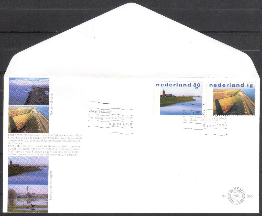 E386 - zoet water / zout water, Verzenden, Onbeschreven, Nederland