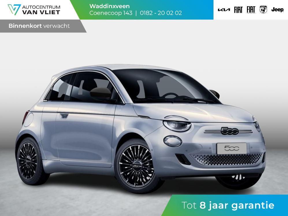 Fiat 500e 3+1 La Prima 42 kWh, Auto's, Fiat, 1300 kg, Met garantie (alle), Origineel Nederlands, Nieuw