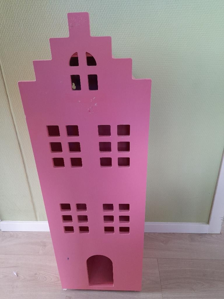 Poppenhuis hema roze, Kinderen en Baby's, Speelgoed | Poppenhuizen, Ophalen, Zo goed als nieuw, Poppenhuis
