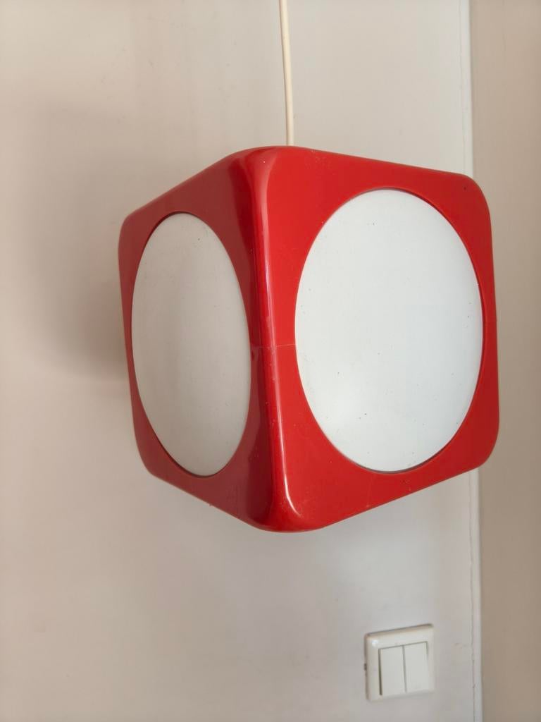 Jaren 70 Kubus  Hanglamp - Scandinavisch Design, Ophalen of Verzenden