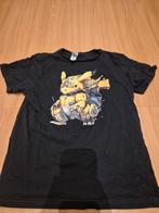 Zwart T-shirt met Pikachu print, maat 9-11 jaar, Ophalen of Verzenden