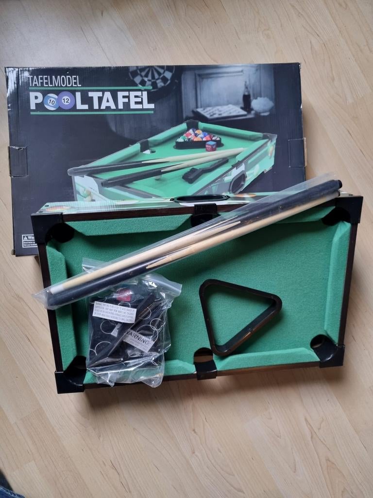 Nieuwe Pooltafel - Tafelmodel, Kinderen en Baby's, Ophalen, Nieuw