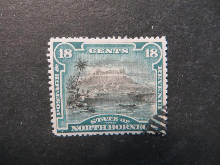 A10732: North Borneo  18 c  P 13,5-14, Postzegels en Munten, Postzegels | Azië, Oost-Azië, Ophalen of Verzenden