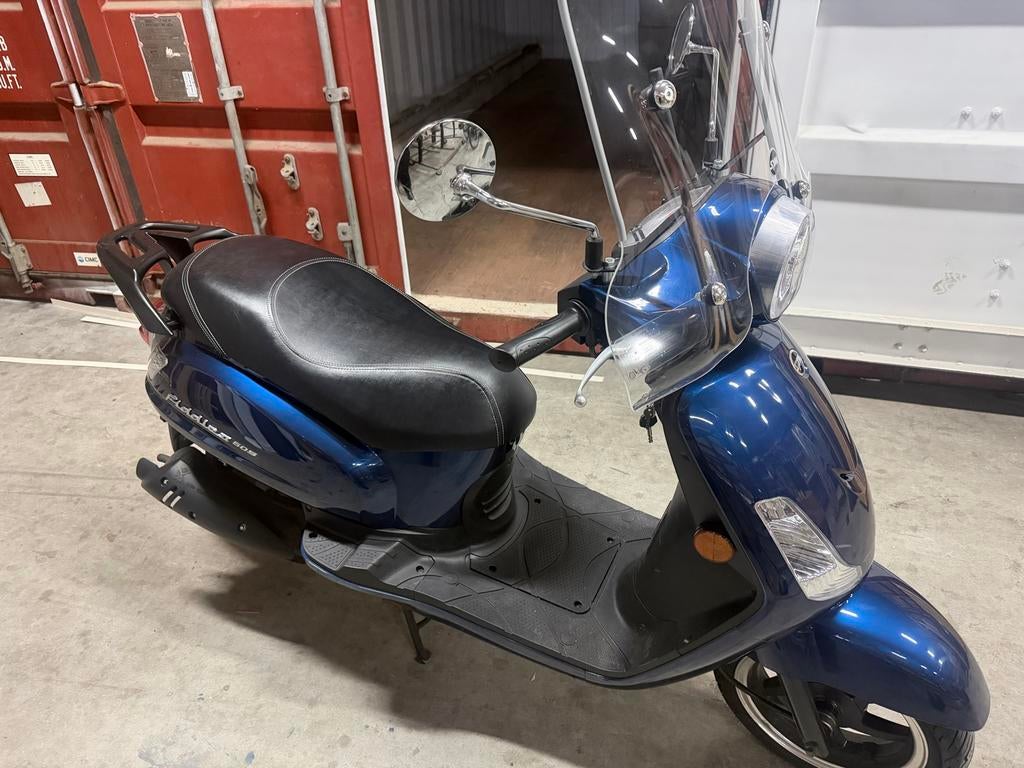 Sym Fiddle II scooter blauw, bouwjaar 2019, Ophalen, Gebruikt, Maximaal 45 km/u, Benzine