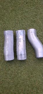 H.w.a. bochten rond 80mm ZINK (Spong) 6cm, 12 stuks, Ophalen of Verzenden, Minder dan 2 meter, 80 mm of meer, Bochten