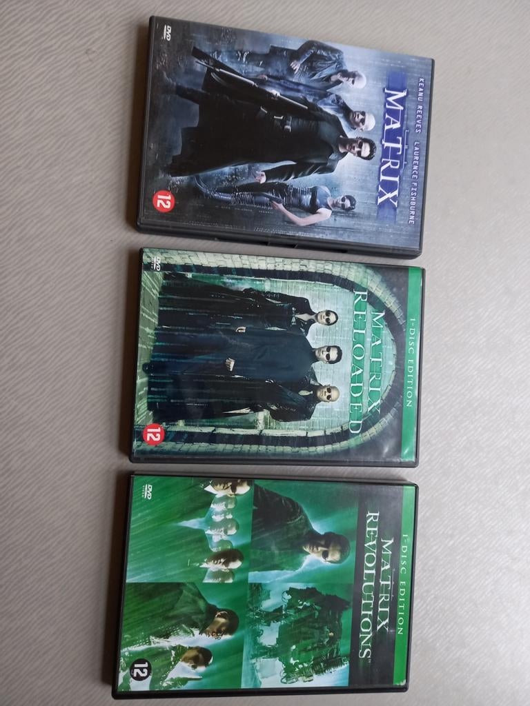 3 delige serie van the matrix., Boxset, Ophalen of Verzenden, Zo goed als nieuw, Science Fiction