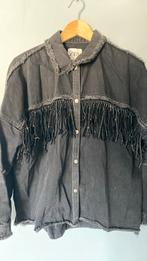 Zara jasje/vest/blouse maat S met strass en franje, Kleding | Dames, Ophalen of Verzenden, Zo goed als nieuw, Maat 36 (S), Zwart