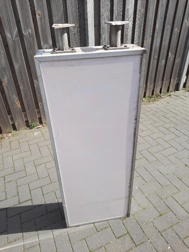 voor je verzameling zware vintage aluminium lichtbak, Ophalen, Gebruikt