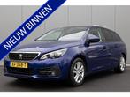 Peugeot 308 SW 1.2 | PANO | LEDER | TREKHAAK | NL- AUTO, Auto's, Peugeot, Voorwielaandrijving, Gebruikt, 1199 cc, Blauw