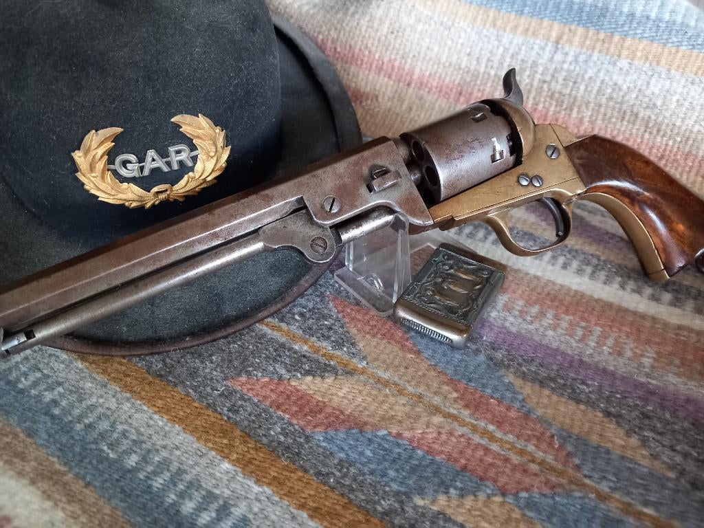 antieke revolver, Ophalen of Verzenden