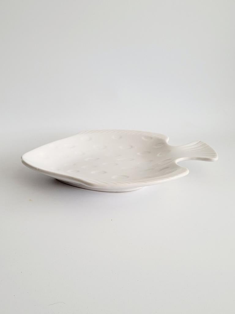 Izgs Prachtige serveer schaal visvorm vintage servies, Ophalen of Verzenden