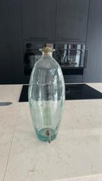 Grote fles met krantje, Ophalen of Verzenden, Zo goed als nieuw