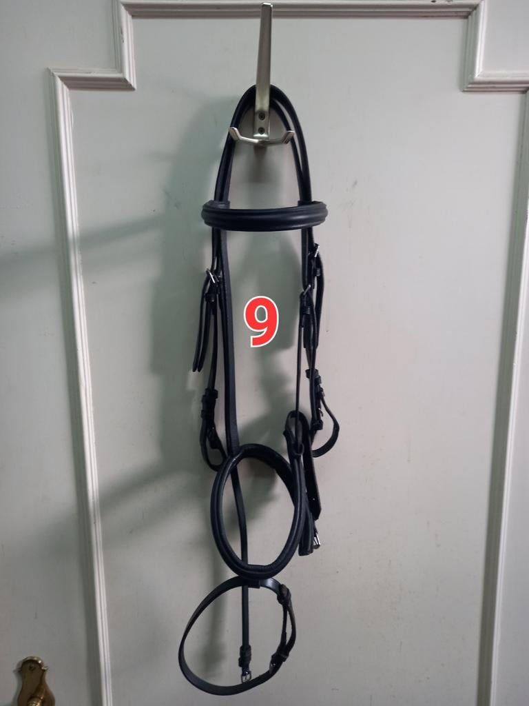 Zwart hoofdstel maat full, Ophalen of Verzenden, Zo goed als nieuw