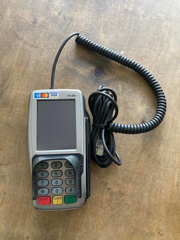 Verifone VX 820 pinautomaat met kabel, Ophalen of Verzenden
