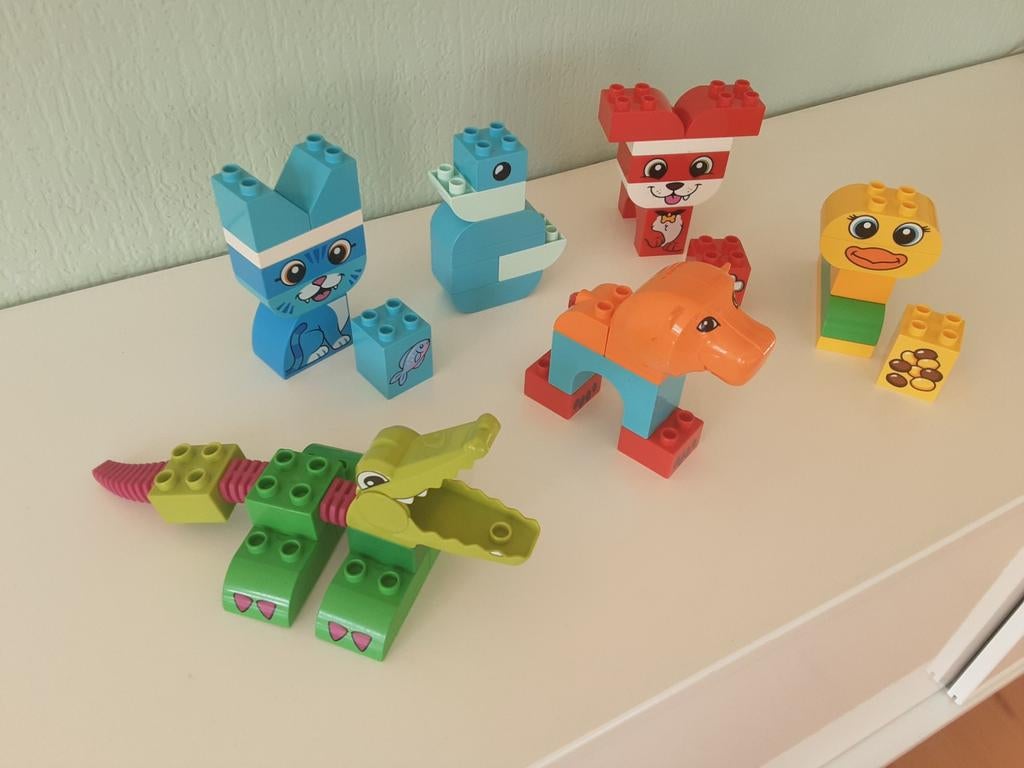 Lego duplo zelf dieren maken, Kinderen en Baby's, Speelgoed | Duplo en Lego, Ophalen, Duplo