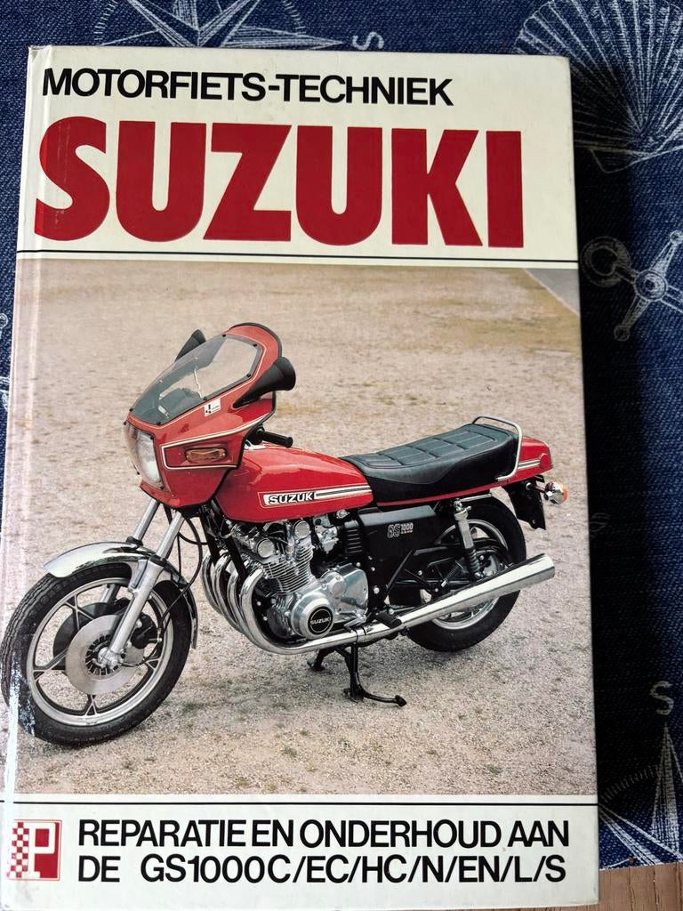 Suzuki Motorfiets-Techniek Instructie & Handleiding GS1000, Motoren, Ophalen of Verzenden, Suzuki