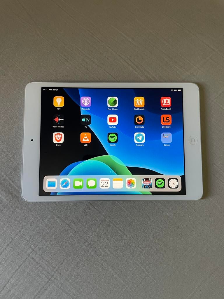 iPad Mini 7.9 inch Zilver in nieuwstaat, Computers en Software, Apple iPads, 8 inch, Ophalen of Verzenden, Zo goed als nieuw, Zilver
