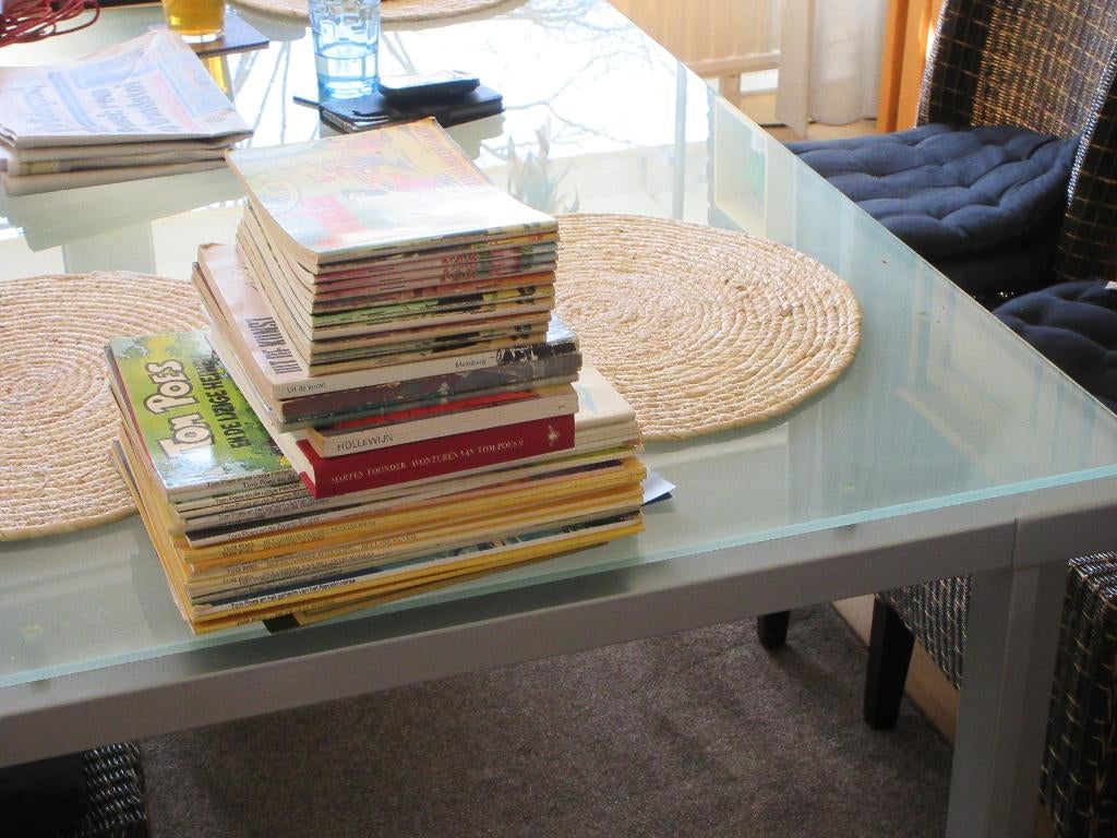 Stapel Stripboeken van Tom Poes en Bommel, Gelezen, Marten Toonder, Ophalen of Verzenden, Meerdere stripboeken