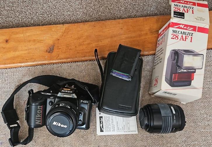 Nikon Camera F-401s met accessoires, Audio, Tv en Foto, Fotocamera's Analoog, Gebruikt, Spiegelreflex, Nikon, Ophalen of Verzenden