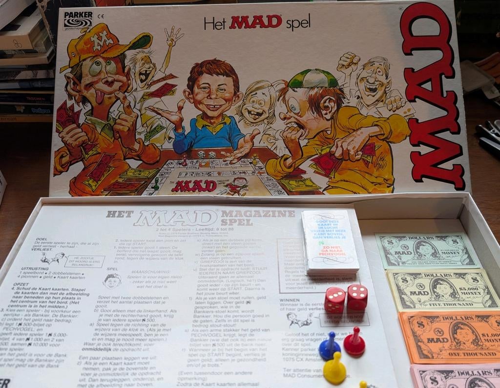 MAD spel, Hobby en Vrije tijd, Gezelschapsspellen | Bordspellen, Ophalen of Verzenden