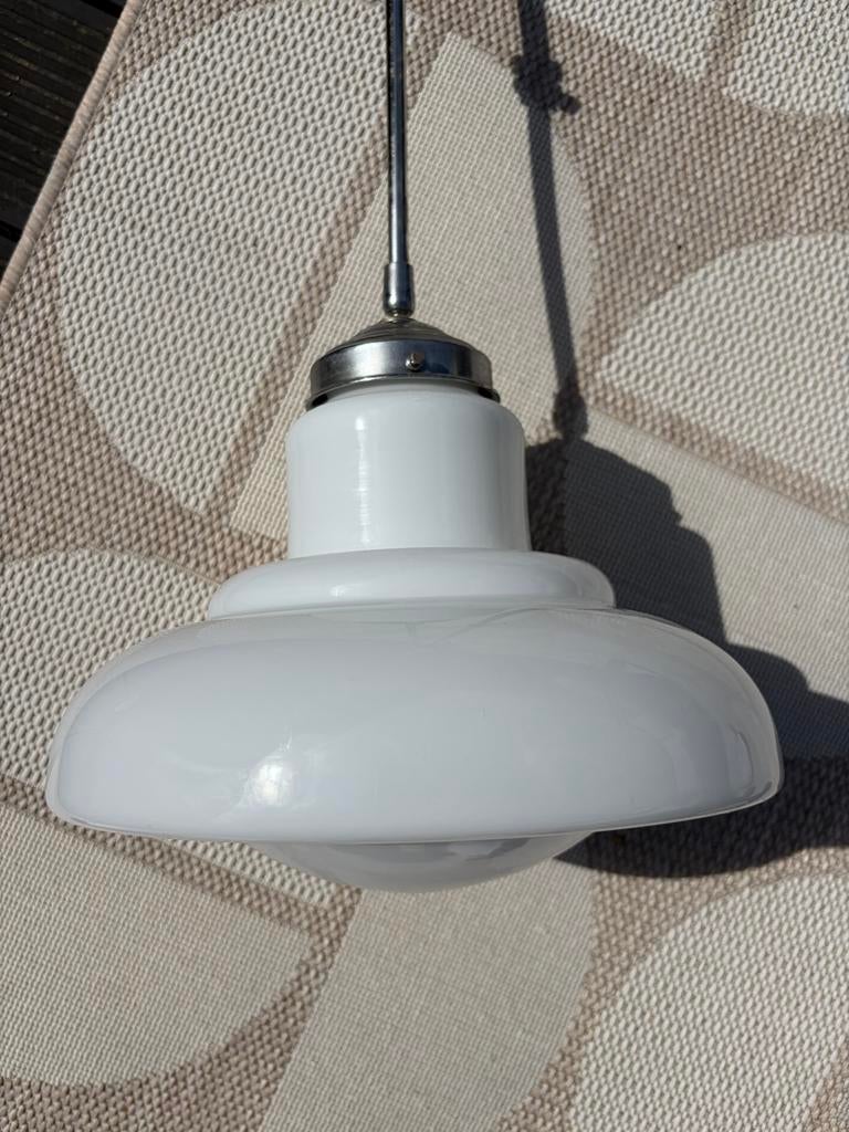 Antieke Art Deco Hanglamp - moet vandaag weg, Antiek en Kunst, Ophalen