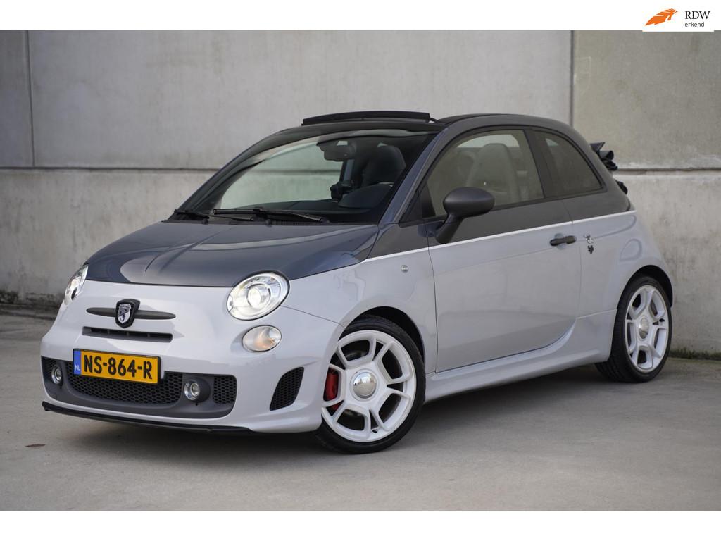 Fiat 500 C 1.4 T-Jet Abarth Competizione 500c cabrio, Carbon, Auto's, Fiat, 1160 kg, Gebruikt, 4 cilinders, Cabriolet