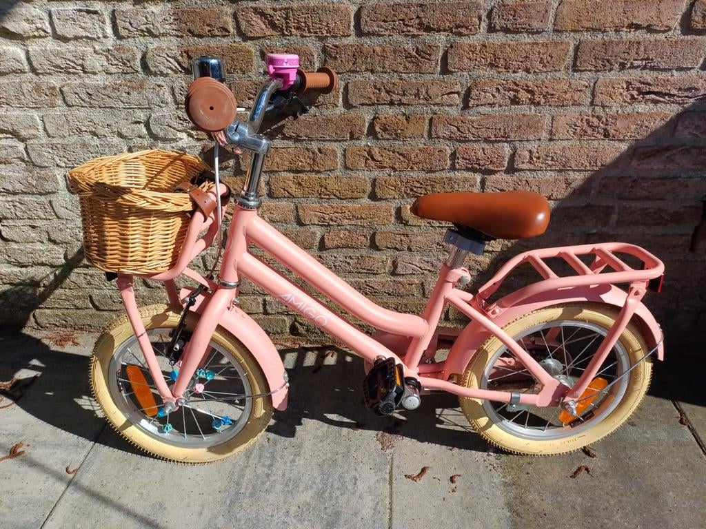 AMIGO Bella Meisjesfiets (14 inch), Ophalen, Zo goed als nieuw