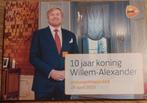 Postzegelmapje 10 jaar koning Willem-Alexander, Ophalen of Verzenden