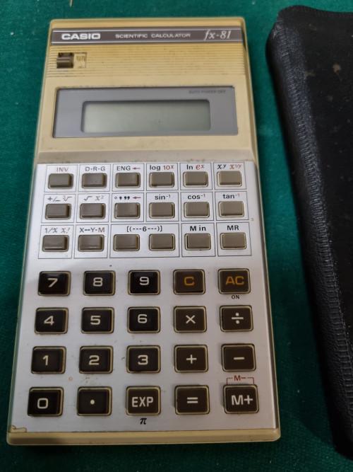 Rekenmachine casio fx-81, Ophalen of Verzenden, 'T Olde Gre-j, Info@toldegrej.nl, Endepoelstraat 20f Didam