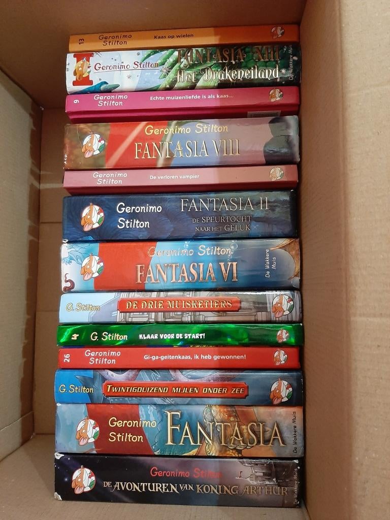 Geronimo Stilton boeken en tijdschriften set, Boeken, Ophalen of Verzenden, Zo goed als nieuw, Geronimo Stilton, Fictie algemeen