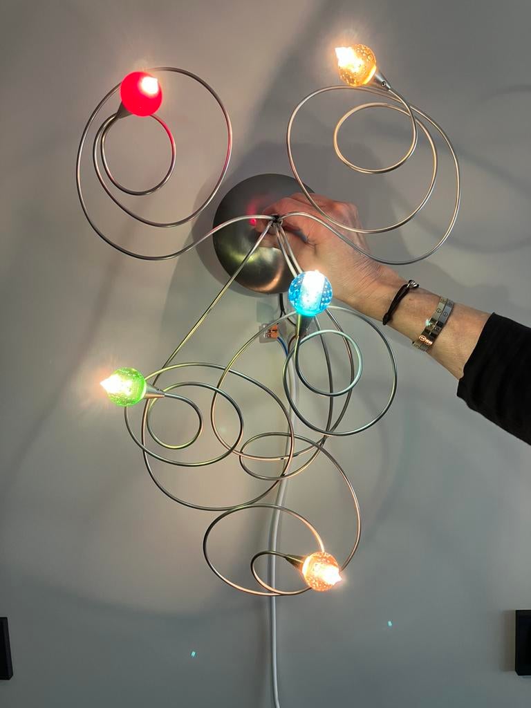 Harco Loor wandlamp, Ophalen of Verzenden, Gebruikt, Glas, Modern  Dutch Design