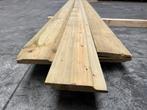 8x grenen channelsiding | 145 x 18 x 500 |, Geïmpregneerd, Gebruikt, 25 tot 50 mm, Grenen