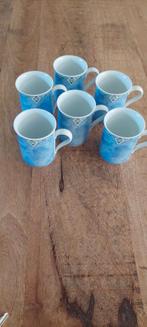 6x mokken 9,5 hoog merison arzberg ah porselein, Ophalen of Verzenden, Gebruikt, Porselein, Overige stijlen