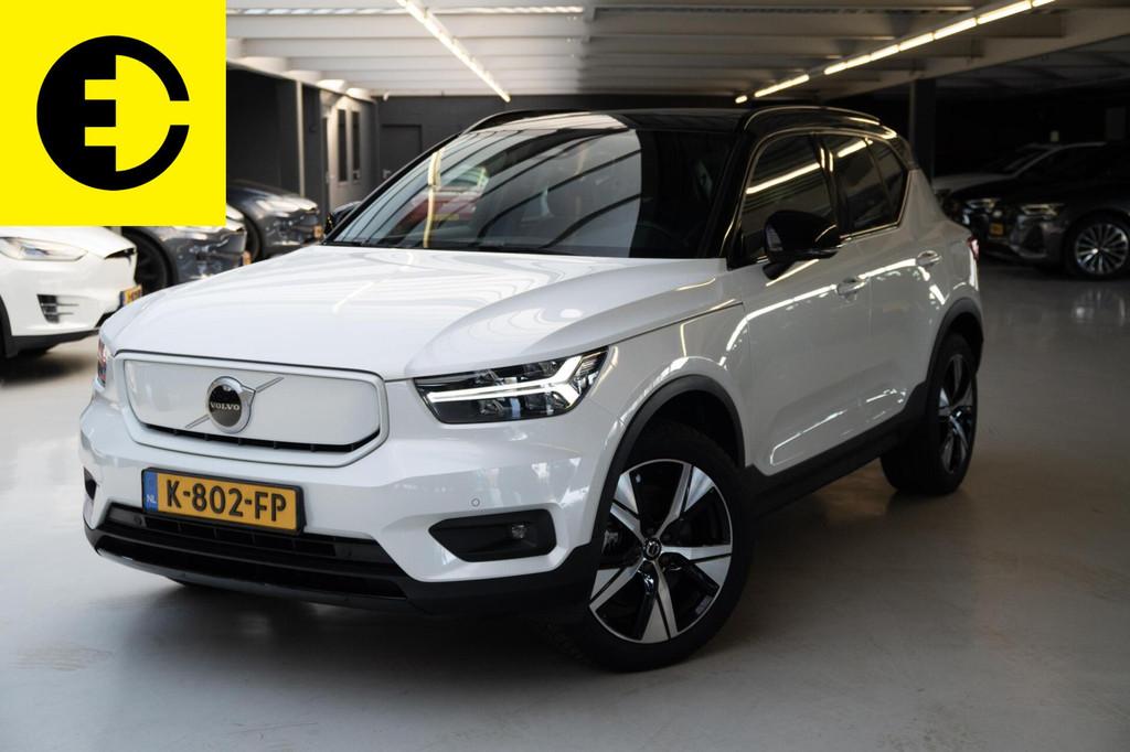 Volvo XC40 Recharge P8 AWD R-Design | 94,5 % SoH | Trekhaak, Auto's, Volvo, Gebruikt, Zwart, Wit, Origineel Nederlands