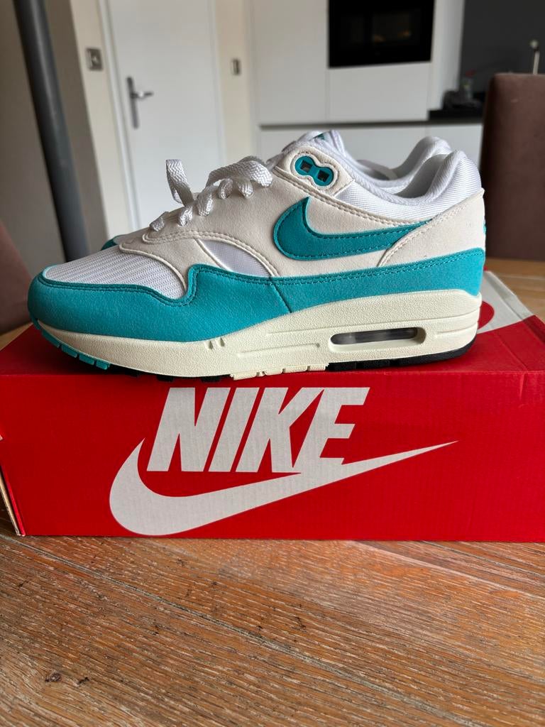 Nike Air Max 1 'Dusty Cactus' - Nieuw - Maat 38, Kleding | Dames, Schoenen, Nieuw, Sneakers of Gympen, Wit, Ophalen of Verzenden