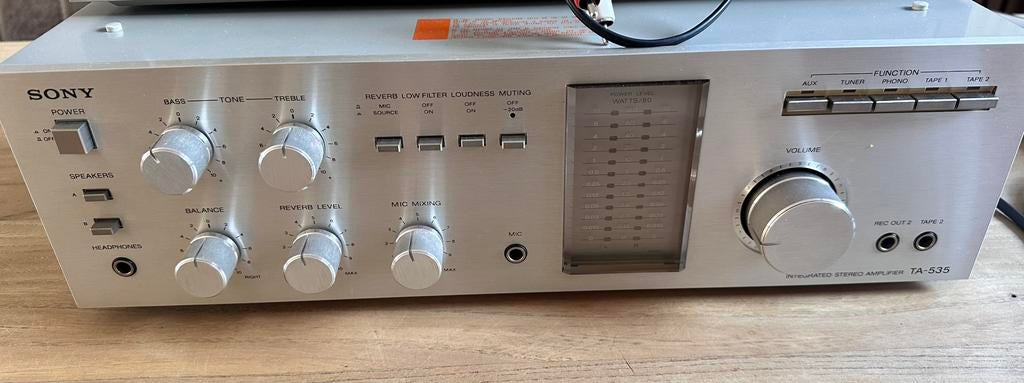 Sony TA535 vintage versterker, Audio, Tv en Foto, Ophalen, Gebruikt, Sony