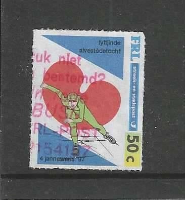 FRL POST -1997 - 15E ALVESTEDENTOCHT - LEEUWARDEN IV  50 CT, Ophalen of Verzenden, Na 1940, Gestempeld