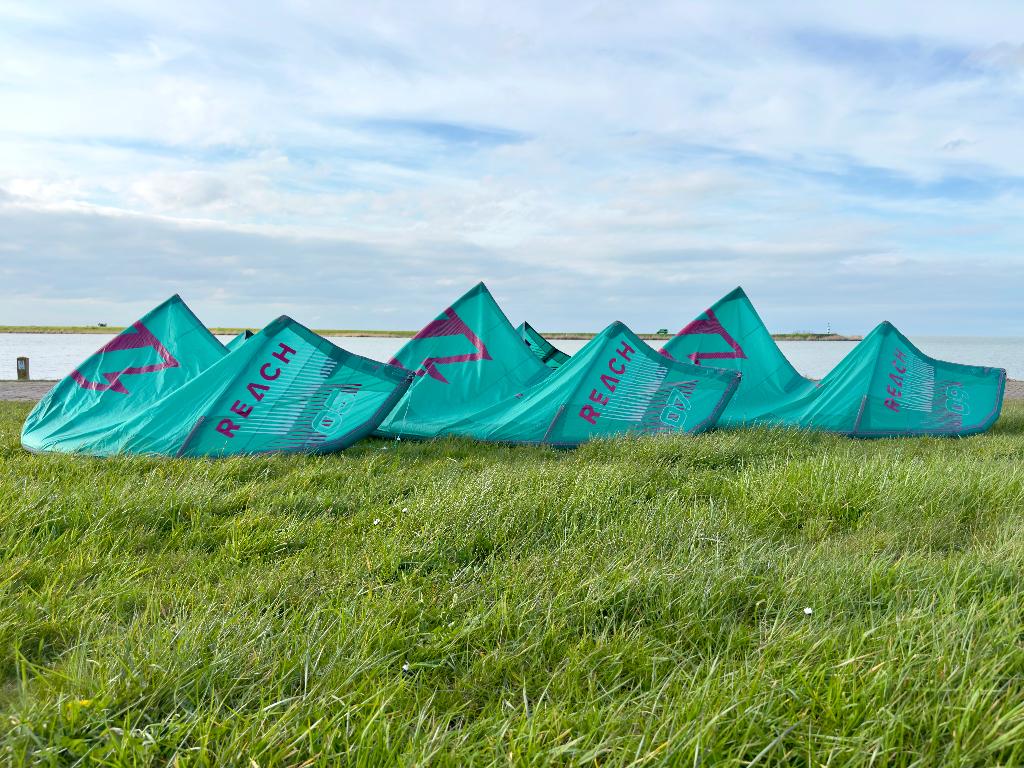 North Reach 2021, set 5m 7m & 9m, kleur: Sea Green, Ophalen, Gebruikt, 9 m², Geen board