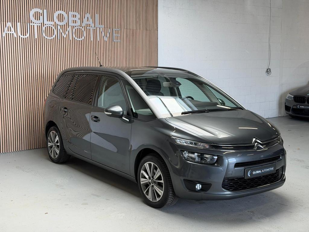 Citroen Grand C4 Picasso 1.6 e-THP Intensive - 7 Persoons -, Stof, Gebruikt, Zwart, 4 cilinders