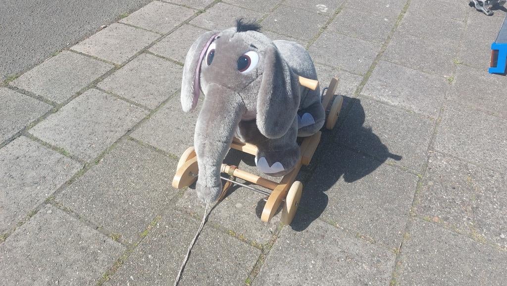 Schattige Olifant Loopwagen/Schommelpaard, Ophalen of Verzenden, Gebruikt, Jongen of Meisje
