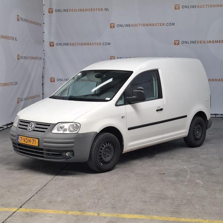 Bedrijfsauto, Volkswagen, Caddy, 2009, Auto's, Bestelauto's, Bedrijf, ABS, Alarm, Boordcomputer, Schuifdeur, Startonderbreker