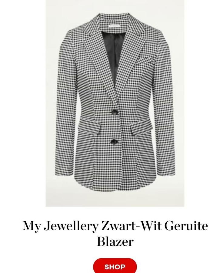 My Jewellery 2 delig pak, BB- ruitje, stretch stof, limited, Kleding | Dames, Jasjes, Kostuums en Pakken, Zo goed als nieuw, Maat 42/44 (L)